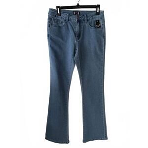 NEW AZI women's flare jean in blue